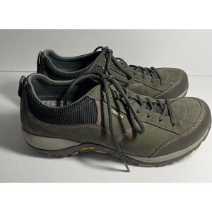 Dansko Shoes 40 Womens 9.5 Paisley Waterproof Sneakers Gray Hiking Vibram soles